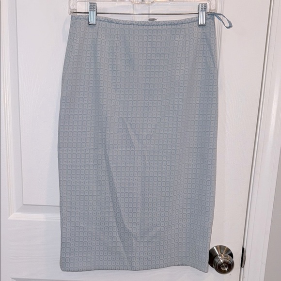 Tahari 4 Pale Blue Pencil Skirt - Picture 3 of 11